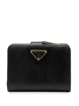 Prada Pre-Owned: Чёрный кошелёк 