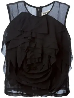 Comme Des Garçons: Топ с цветочным принтом 