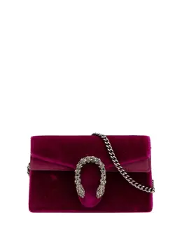 Gucci Pre-Owned: Серебристая сумка через плечо 