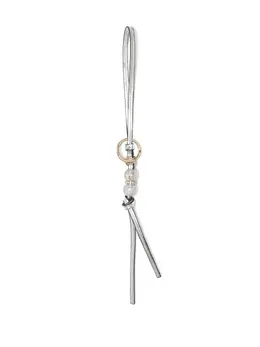 Jimmy Choo: Серебристая сумка 