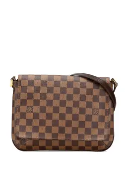 Louis Vuitton Pre-Owned: Коричневая сумка через плечо 