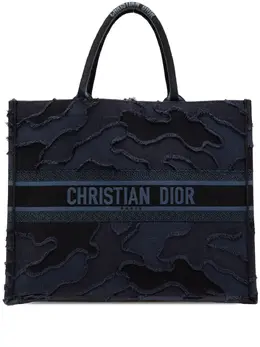 Christian Dior Pre-Owned: Голубая сумка-шоппер 