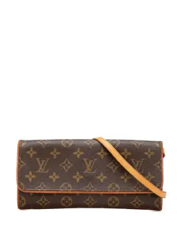 Louis Vuitton Pre-Owned: Коричневая сумка через плечо 