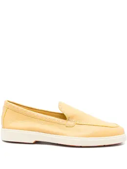 Santoni: Жёлтые лоферы 