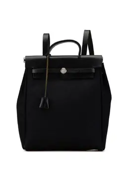 Hermès Pre-Owned: Чёрный рюкзак 