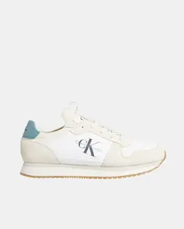 Calvin Klein Jeans: Белые кроссовки 