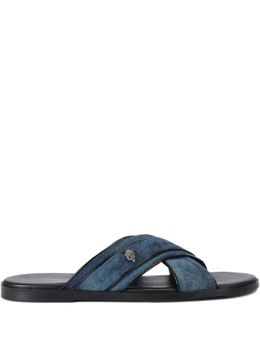Kurt Geiger London: Синие сандалии 