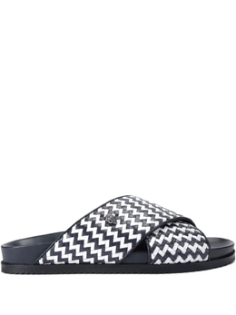 Kurt Geiger London: Синие сандалии 