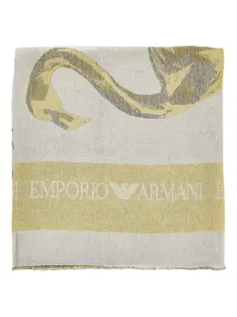 Emporio Armani: Зелёный шарф 