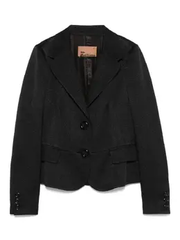John Galliano Pre-Owned: Чёрный жакет 