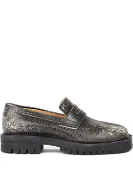 Maison Margiela: Чёрные лоферы  Tabi