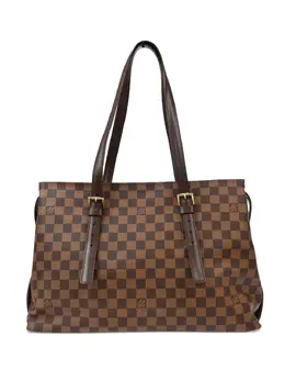 Louis Vuitton Pre-Owned: Коричневая сумка-шоппер 