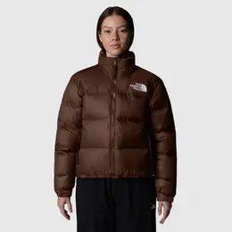 The North Face: Коричневая куртка  Nuptse