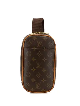 Louis Vuitton Pre-Owned: Коричневая сумка через плечо 
