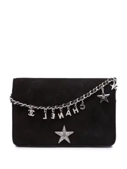 CHANEL Pre-Owned: Чёрный кошелёк 