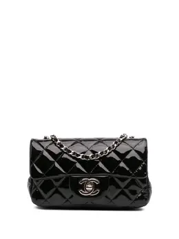 CHANEL Pre-Owned: Чёрная сумка через плечо 
