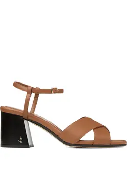 Jimmy Choo: Коричневые сандалии 