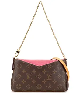 Louis Vuitton Pre-Owned: Коричневый клатч 