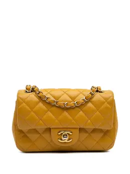 CHANEL Pre-Owned: Жёлтая сумка через плечо 