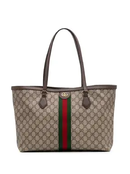 Gucci Pre-Owned: Коричневая сумка-шоппер 