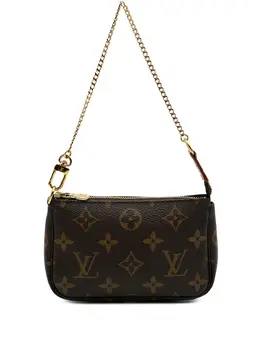 Louis Vuitton Pre-Owned: Коричневая сумка 