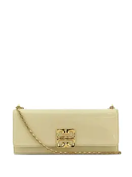 Givenchy: Жёлтый клатч  4G