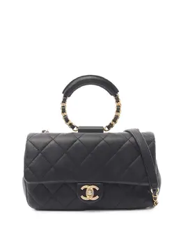 CHANEL Pre-Owned: Чёрная сумка 