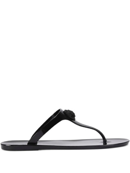 Kurt Geiger London: Чёрные шлёпанцы 