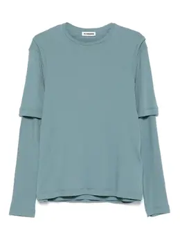 Jil Sander: Хлопковая майка 