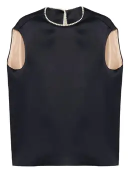 Carven: Голубая блуза 