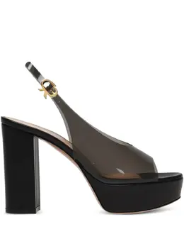 Gianvito Rossi: Чёрные сандалии 