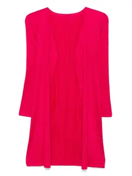 Pleats Please Issey Miyake: Красный кардиган 