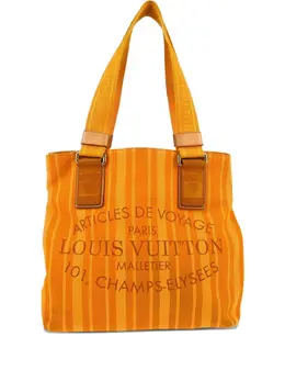 Louis Vuitton Pre-Owned: Оранжевая сумка-шоппер 
