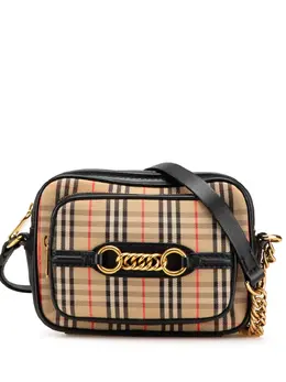 Burberry Pre-Owned: Коричневая сумка через плечо 