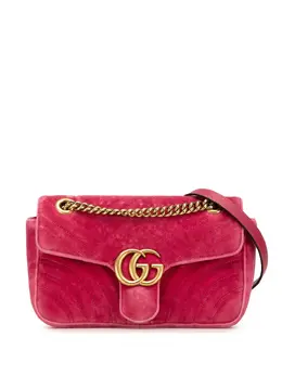 Gucci Pre-Owned: Розовая сумка через плечо 