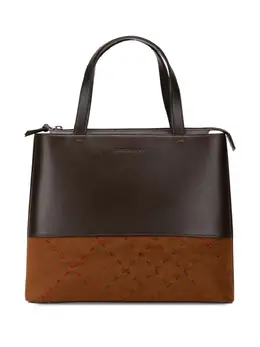 Burberry Pre-Owned: Коричневая сумка-шоппер 
