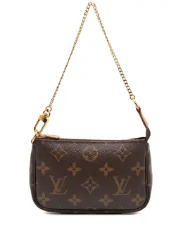 Louis Vuitton Pre-Owned: Коричневая сумка 