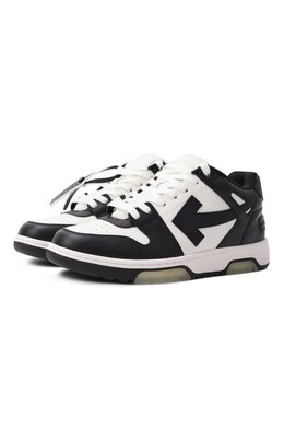 Off-White: Чёрные кеды  Out of Office