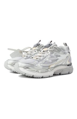 Off-White: Серые кроссовки 