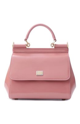 Dolce & Gabbana: Сумка  Sicily Small с леопардовым принтом