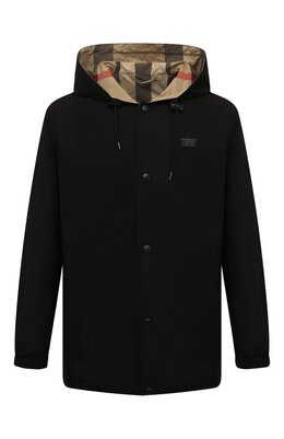 Burberry: Куртка с капюшоном 