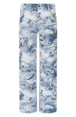 Off-White: Голубые джинсы 