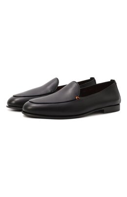 Santoni: Чёрные туфли 