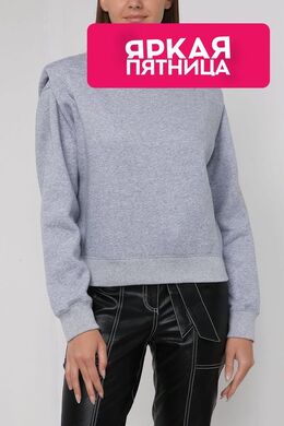 TWINSET: Серый свитшот 