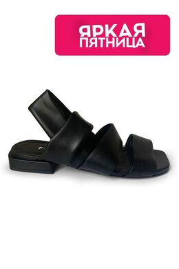 Furla: Чёрные сандалии 