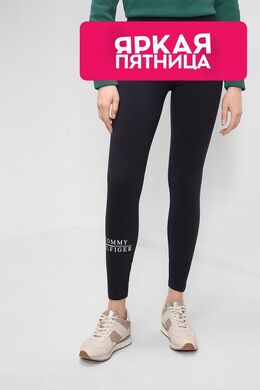 Tommy Hilfiger: Синие легинсы 
