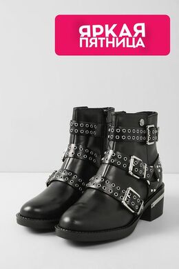 Guess: Чёрные ботинки 
