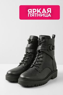 Guess: Чёрные ботинки 
