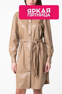Guess: Платье из экокожи 