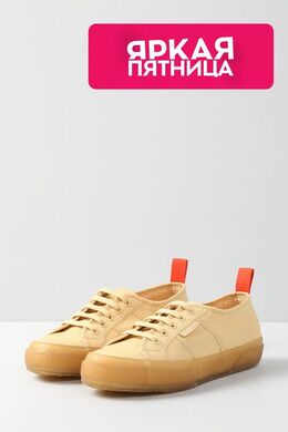 Superga: Бежевые кеды 